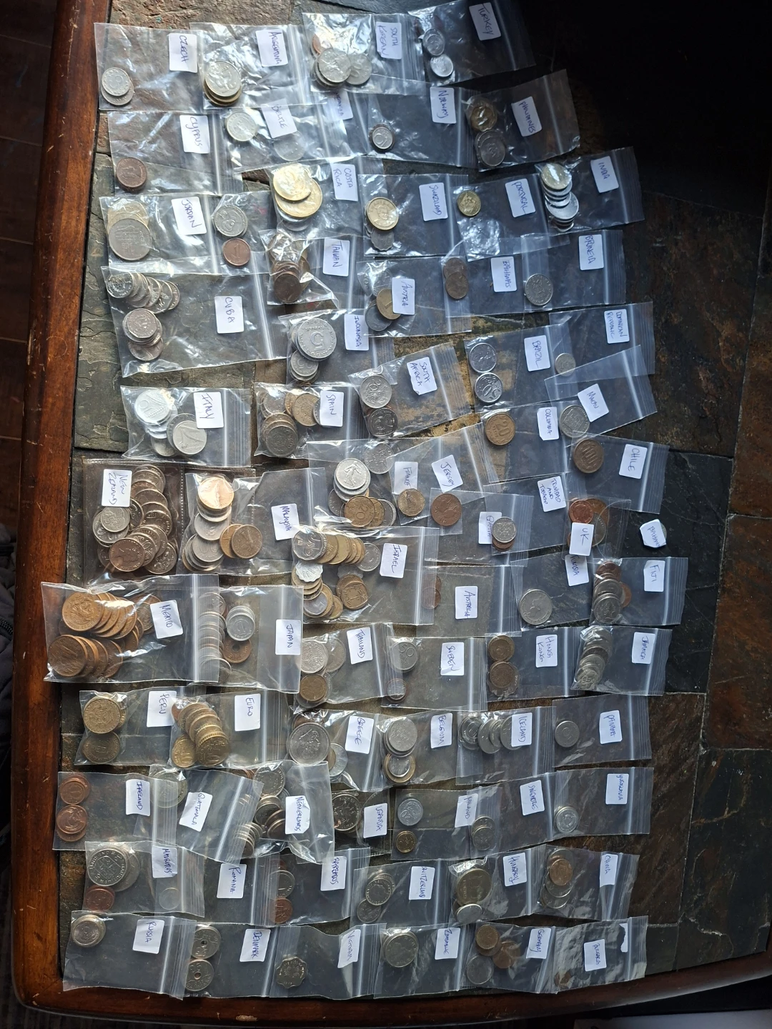 Collection of Assorted World Coins Over 80 Countries