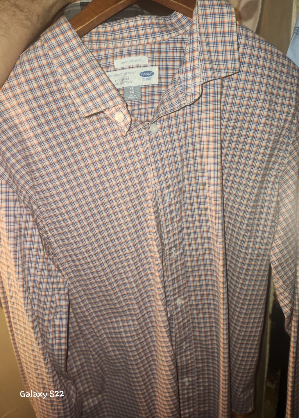 Old Navy Men's Plaid Button-Up Shirt XL
