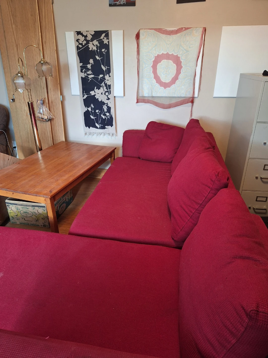 Red Sectional Sofa - photo 3
