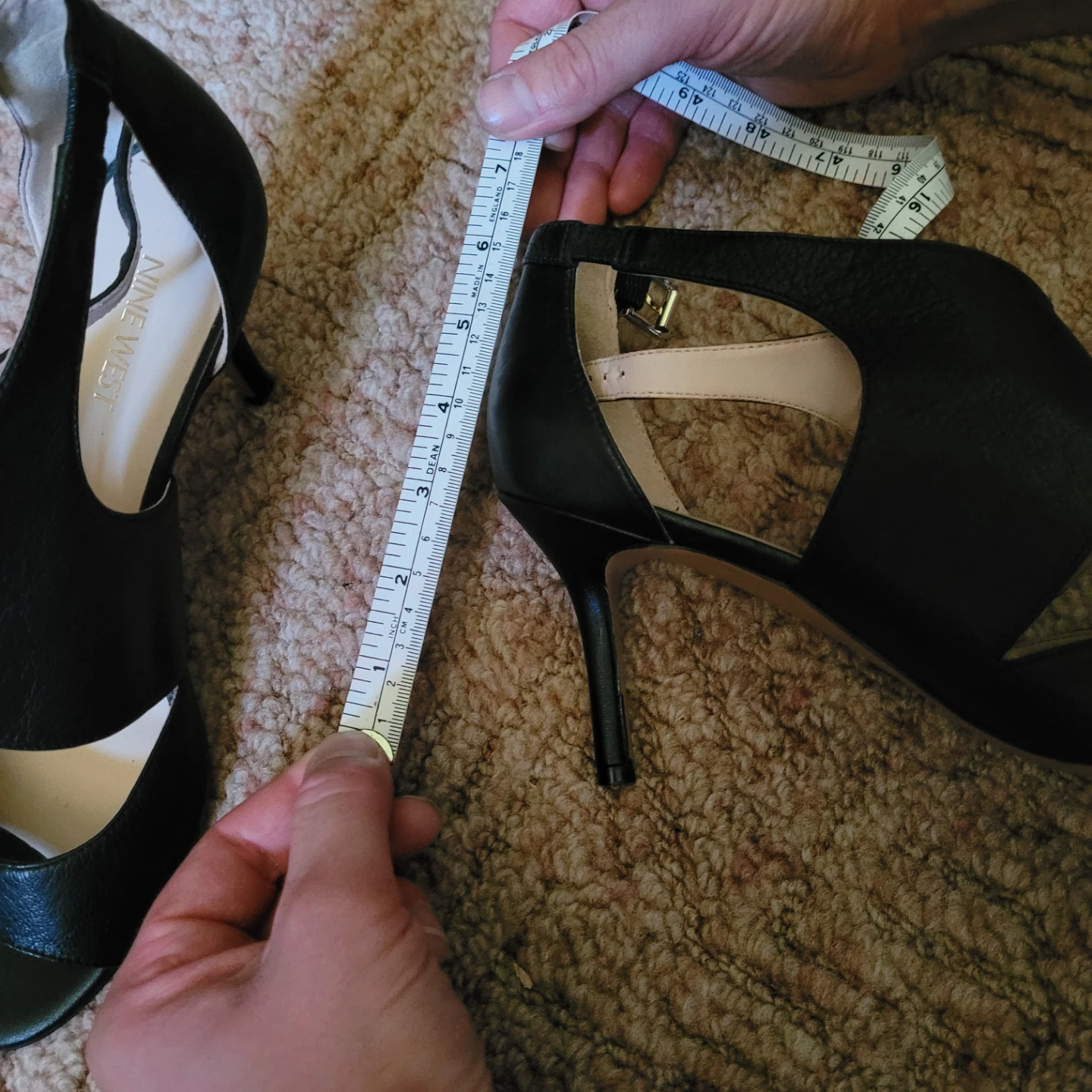 Nine West Black Heels Size 8M - photo 4