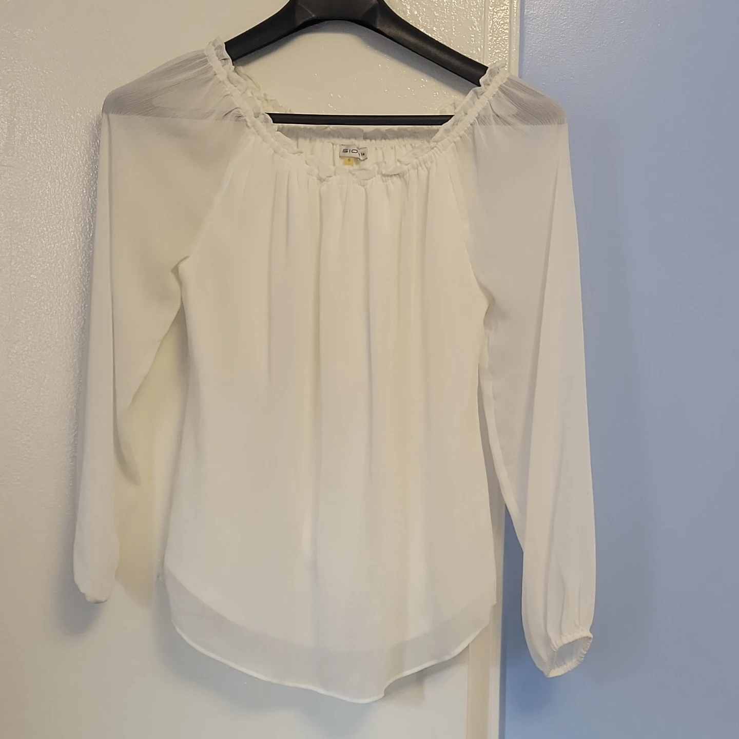 Sioni White Blouse Size S - photo 2