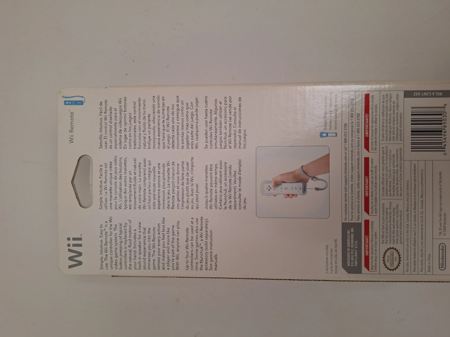 Nintendo Wii Remote - White - photo 3