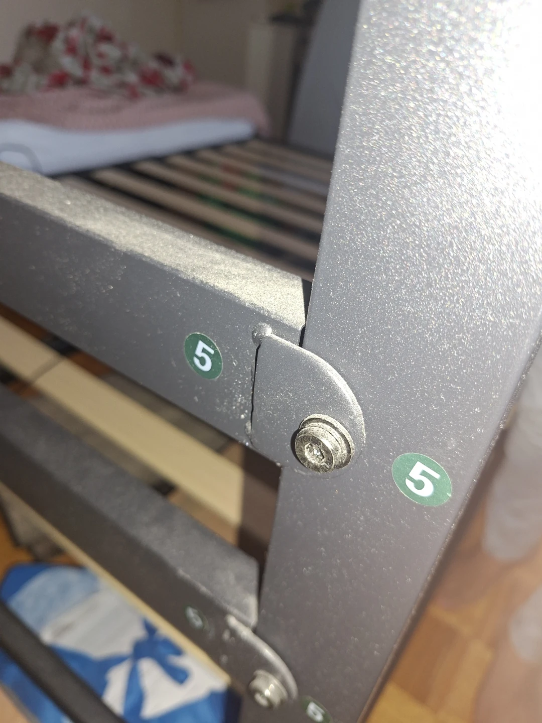 Twin Size Metal Bed Frame (Mint Condition) – $100 - photo 4