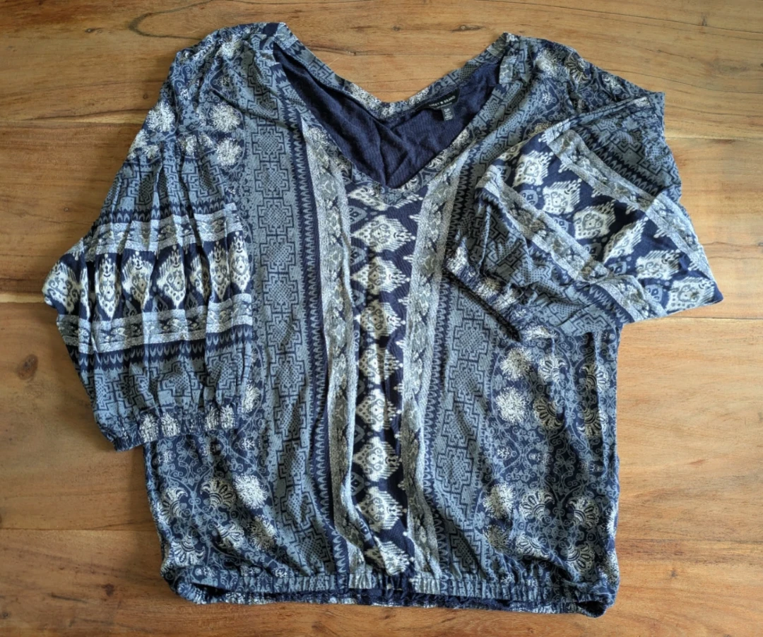 Lucky Jeans Women's Print Blouse