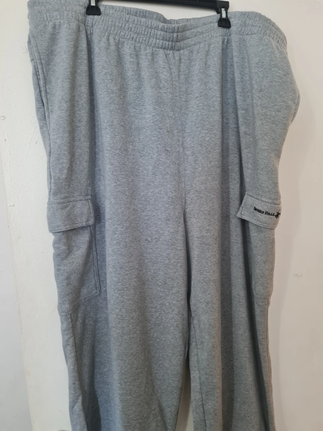 Beverly Hills Polo Club Grey Cargo Sweatpants 4X - photo 3