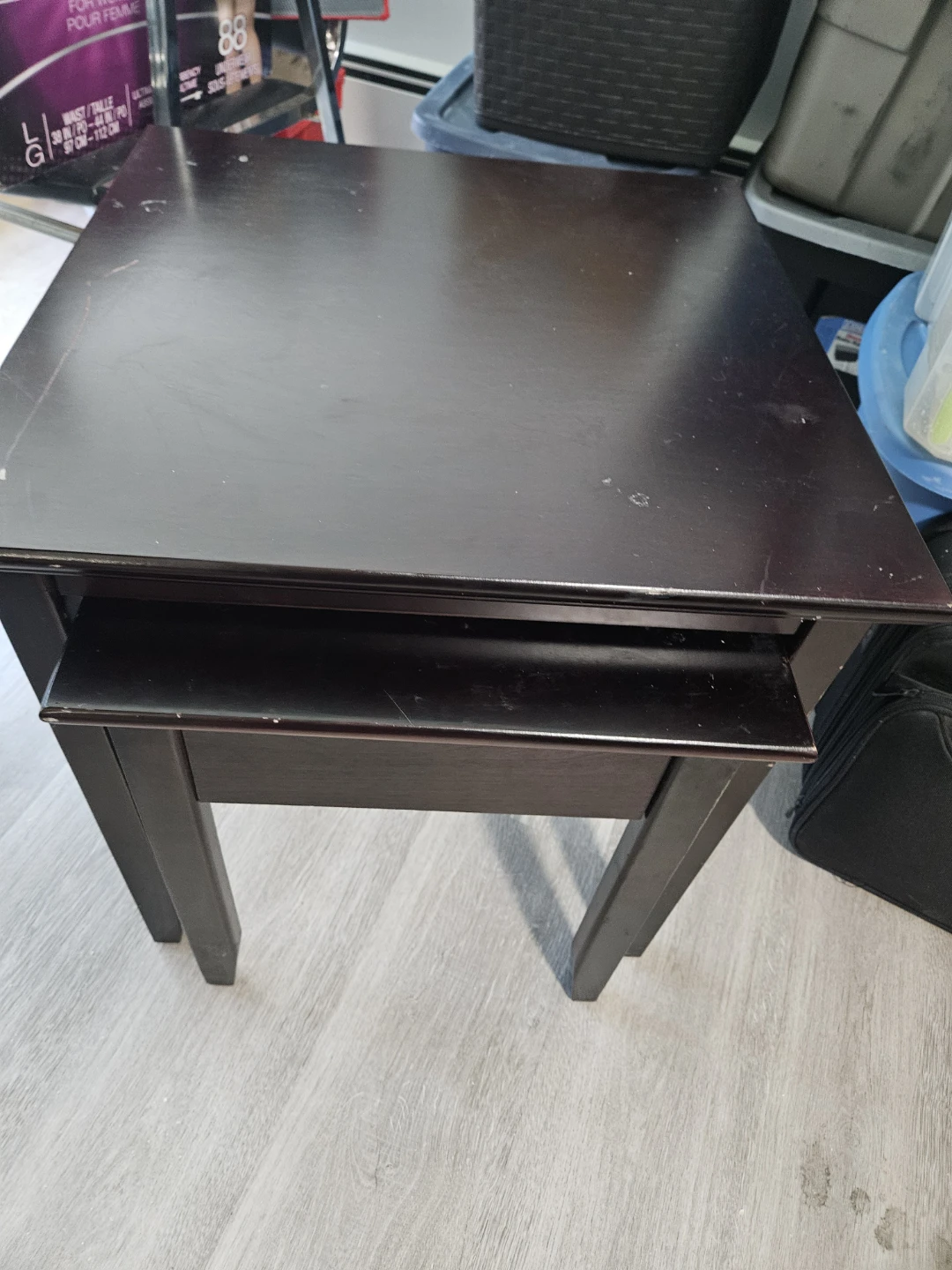 Dark Brown Nesting Side Tables - photo 2