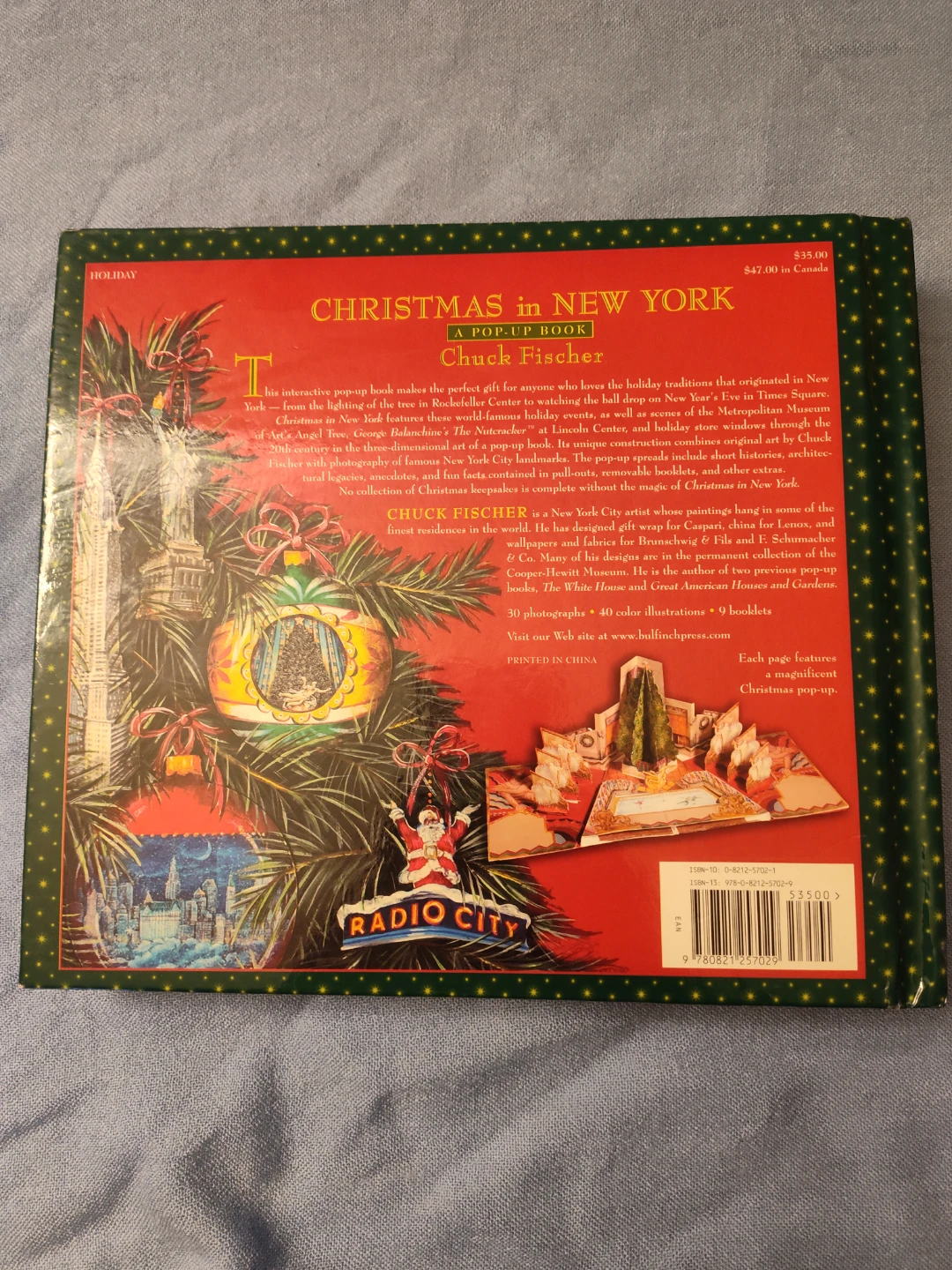 Christmas in New York: A Pop-Up Book by Chuck Fischer - photo 2