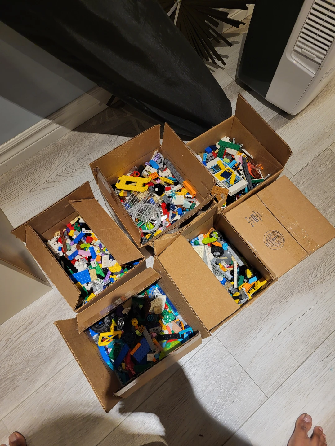 Assorted LEGO Bricks and Pieces