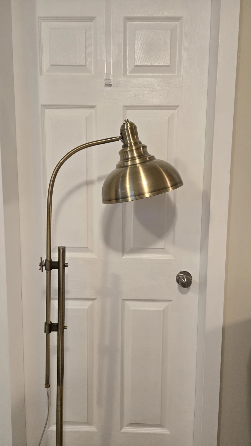 Adjustable Brass Floor Lamp - photo 2