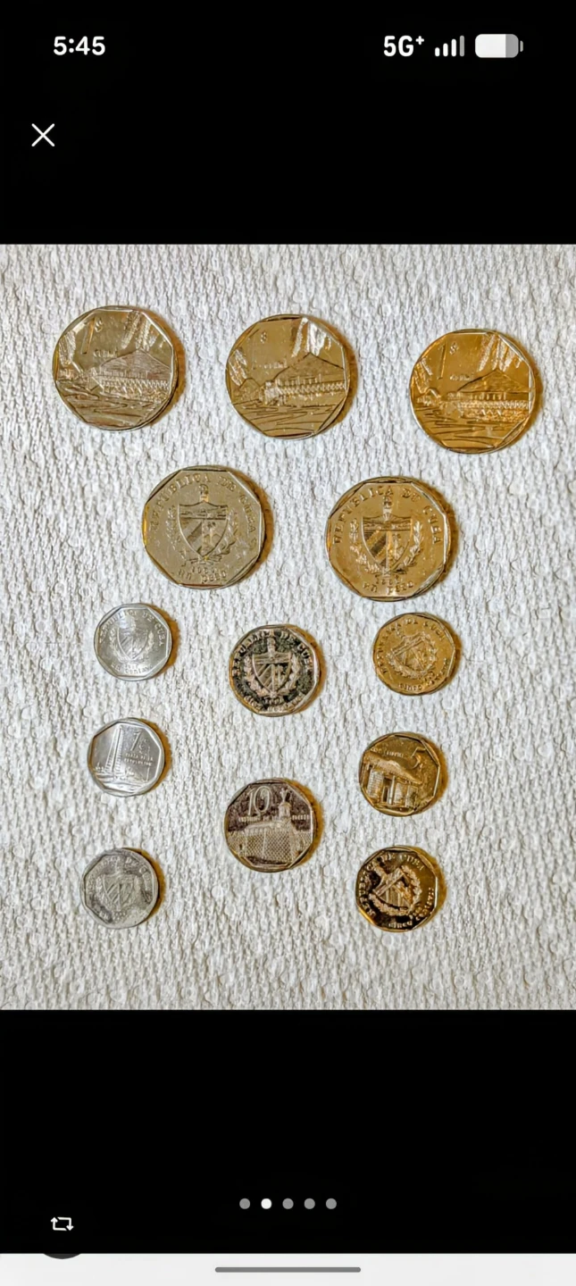 Collection of Cuban Coins