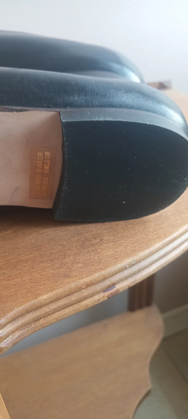 Ferca 81 Black Glitter Heart Ballet Flats Size 40 - photo 5