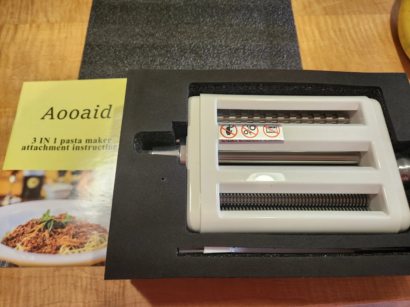 3-in-1 Pasta Maker Attachment for KitchenAid Mixers - photo 2