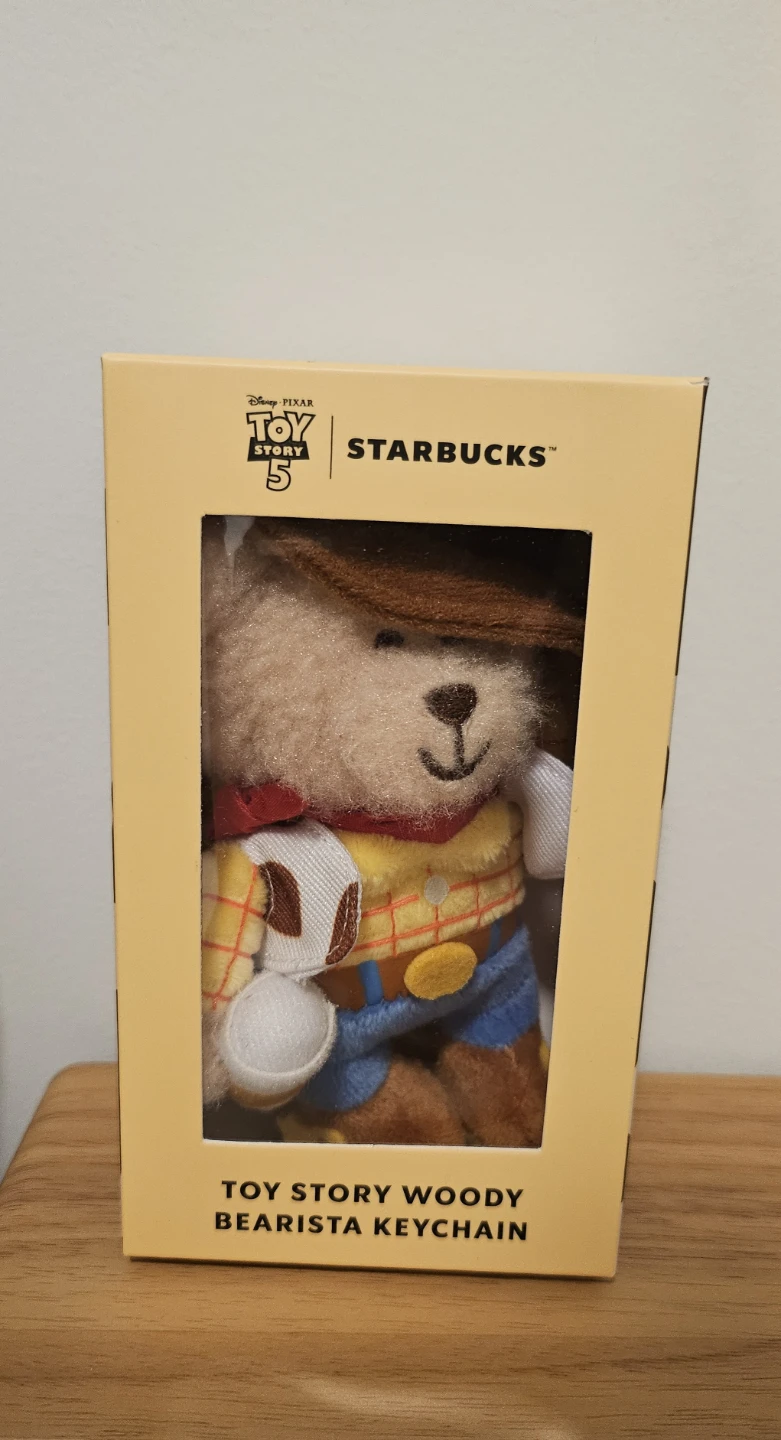 Starbucks Toy Story Woody Bearista Keychain