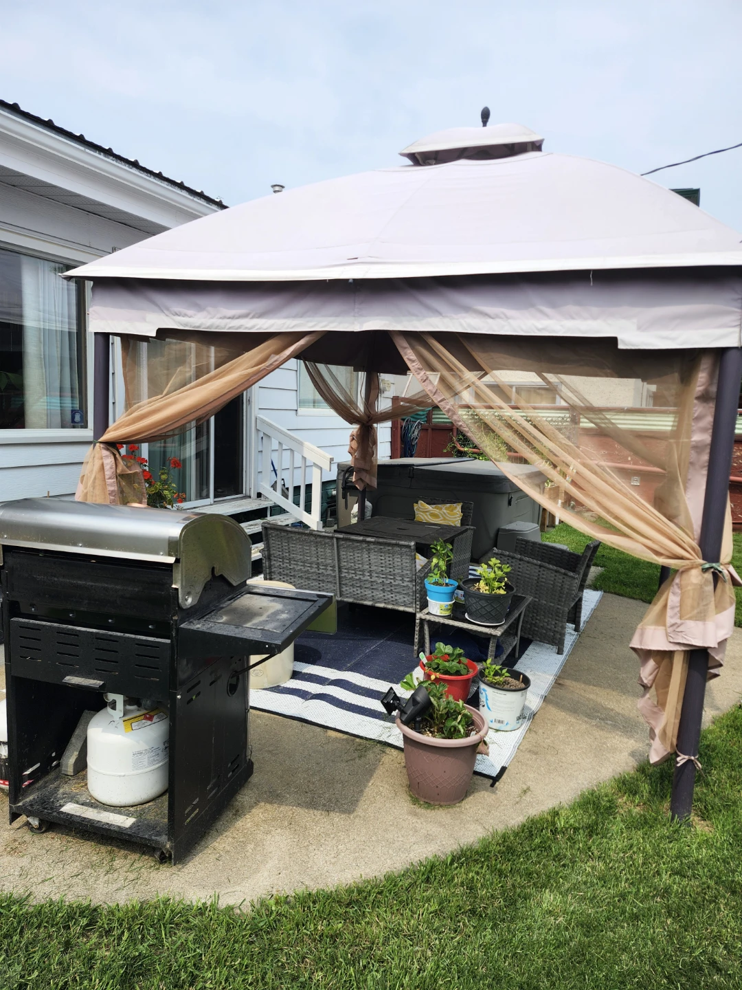 Outdoor Gazebo with Mosquito Netting - photo 4