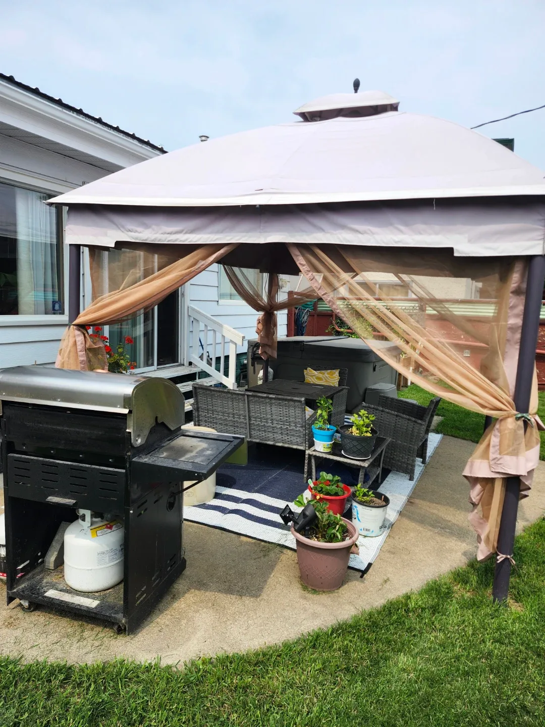 Outdoor Gazebo with Mosquito Netting - photo 4