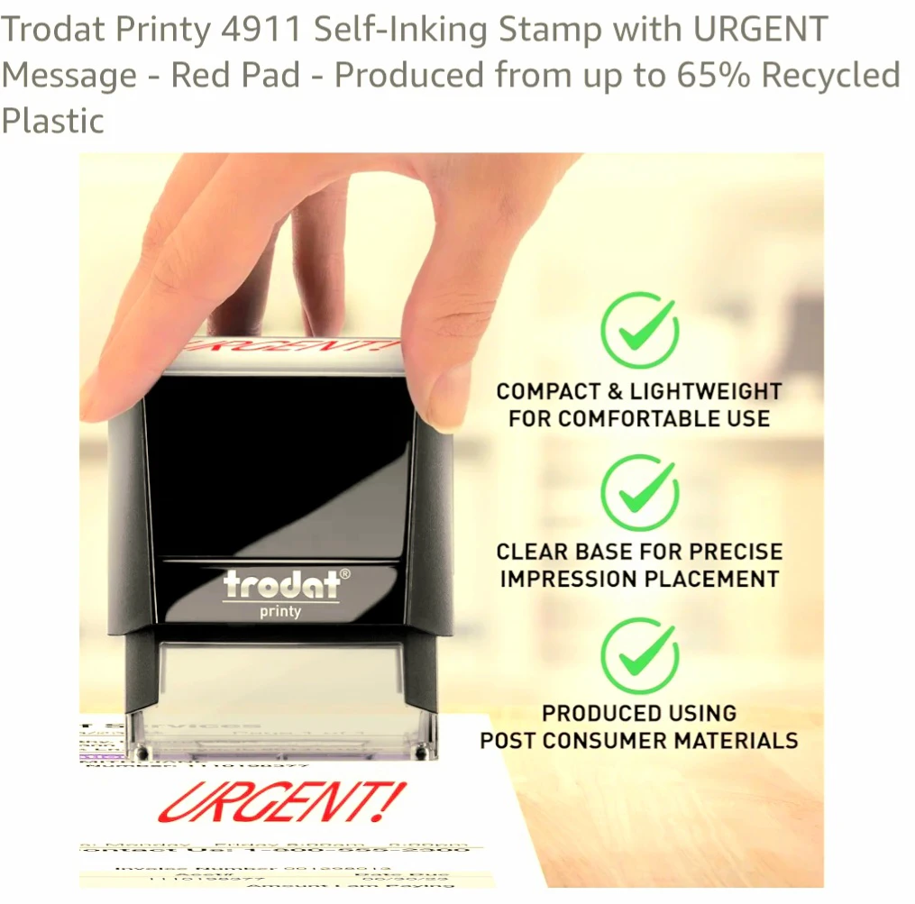 📍Trodat Printy 4911 Self-Inking Stamp📌 - photo 3
