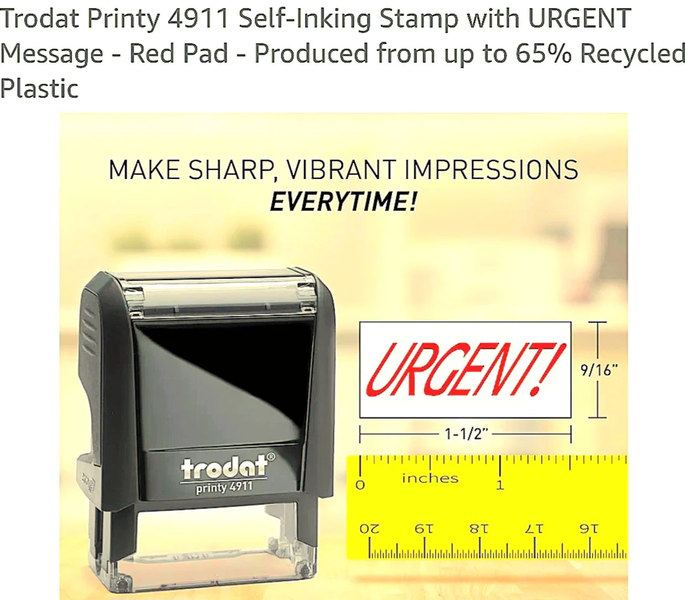 📍Trodat Printy 4911 Self-Inking Stamp📌 - photo 5