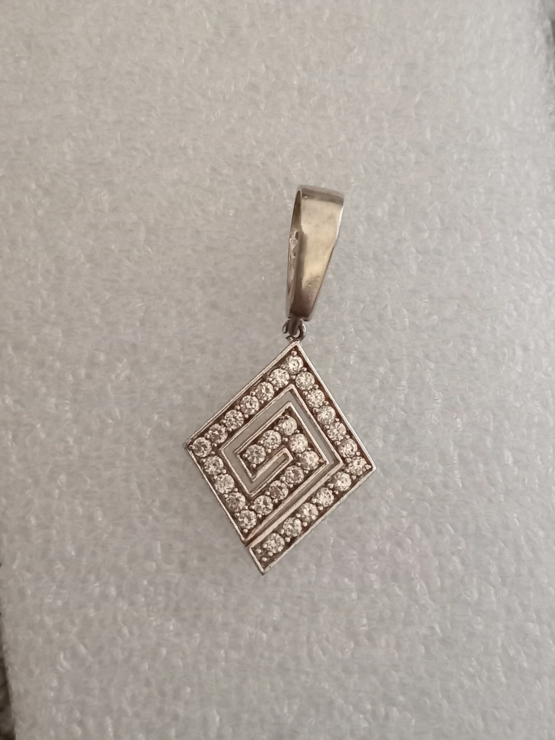925 Sterling Silver Diamond Pendant