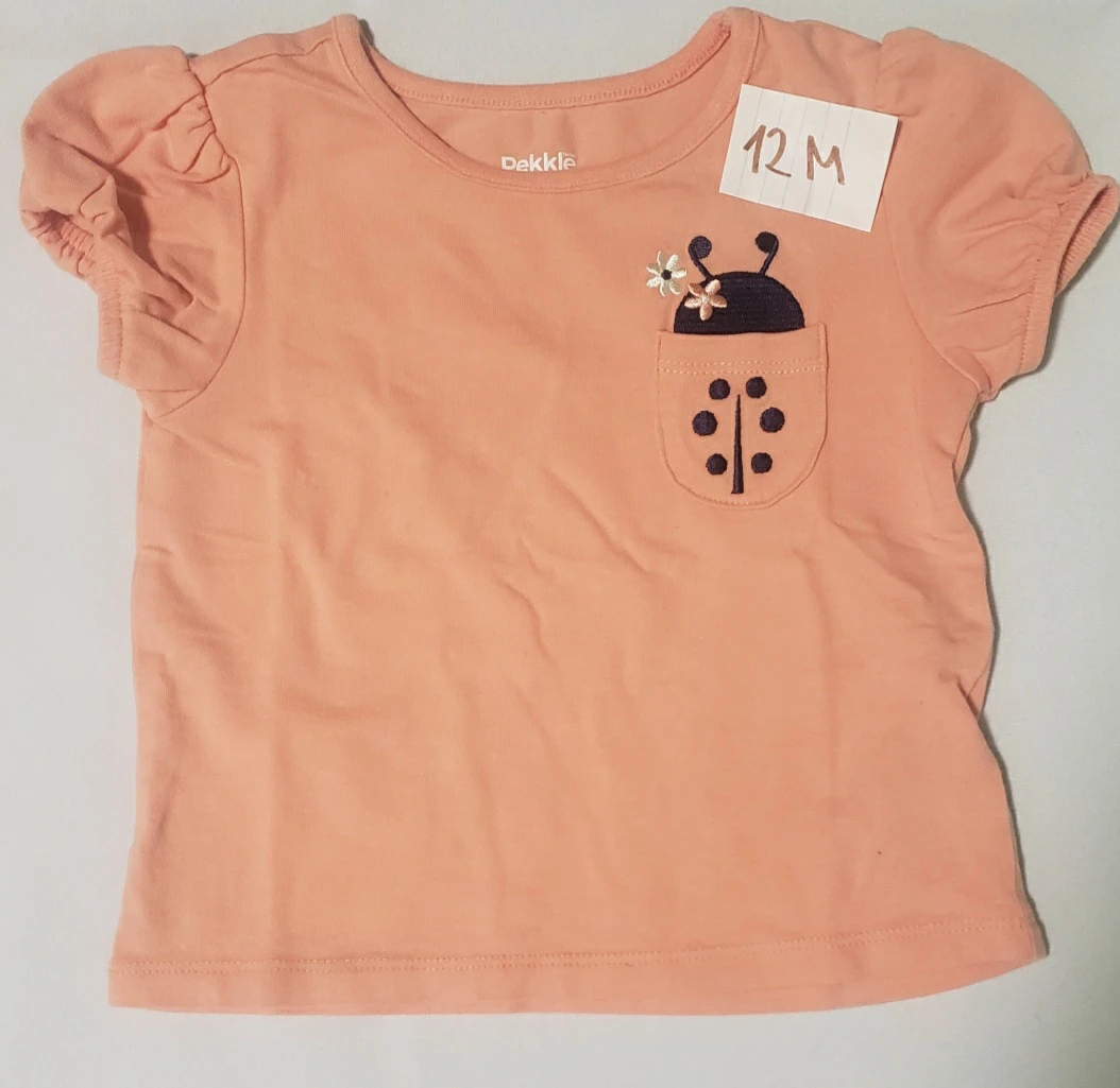 Brand new Pekkle Baby Girls Overalls & T-Shirt Set - 12 Months - photo 2