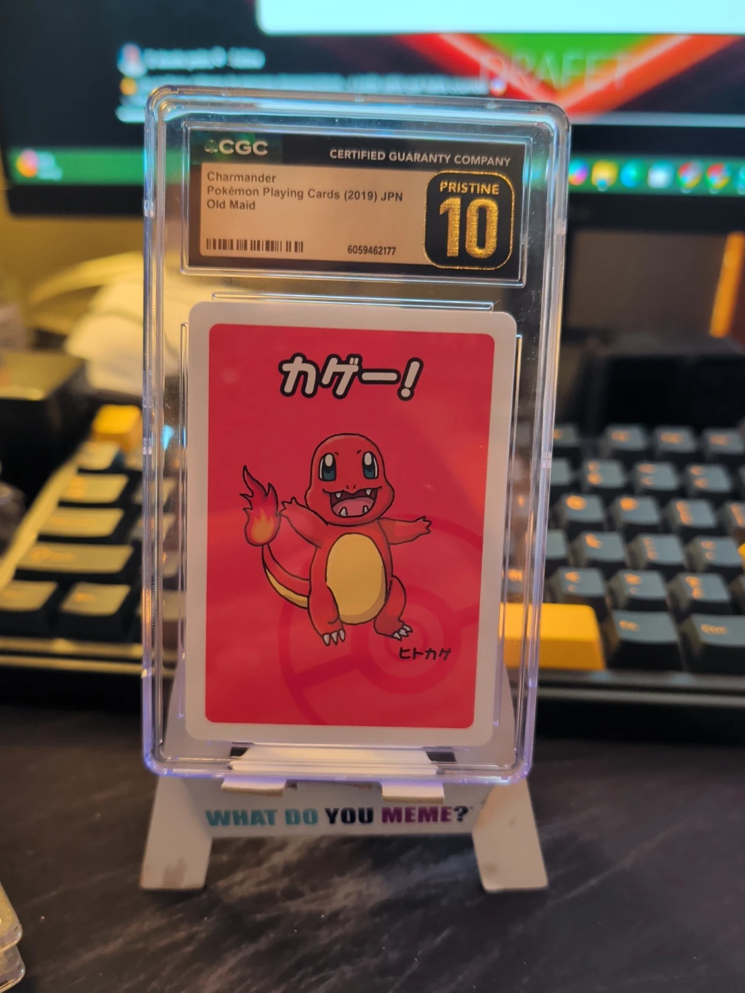 CGC Graded Pristine 10 Pokemon Playing Cards Charmander