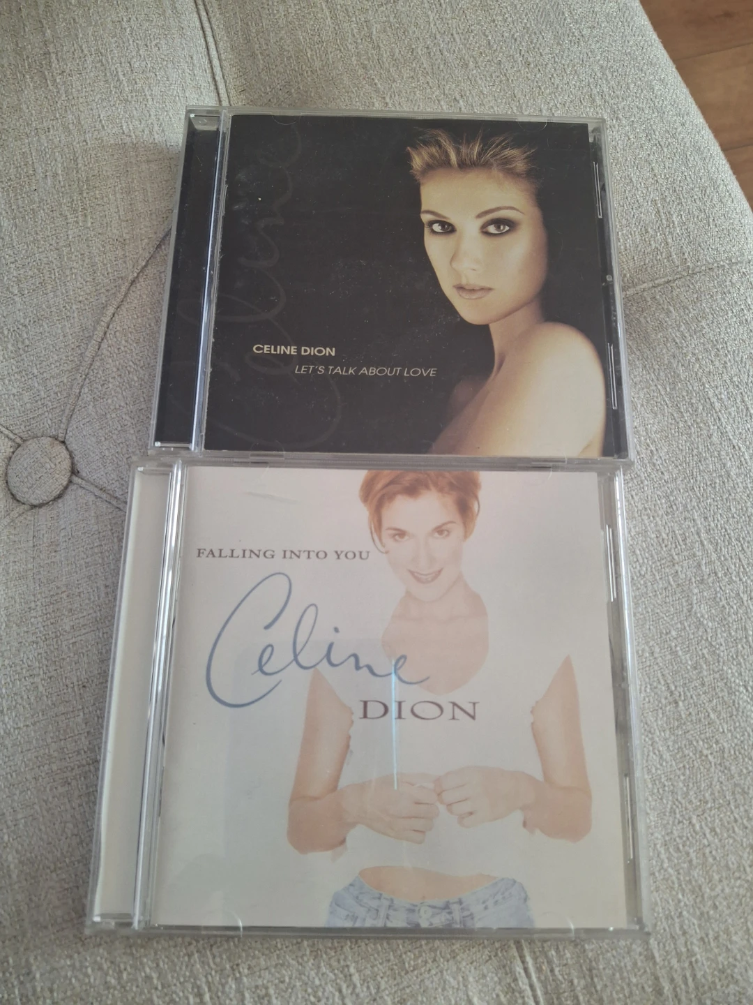 Celine Dion Let's Talk About Love & Falling Into You CDs