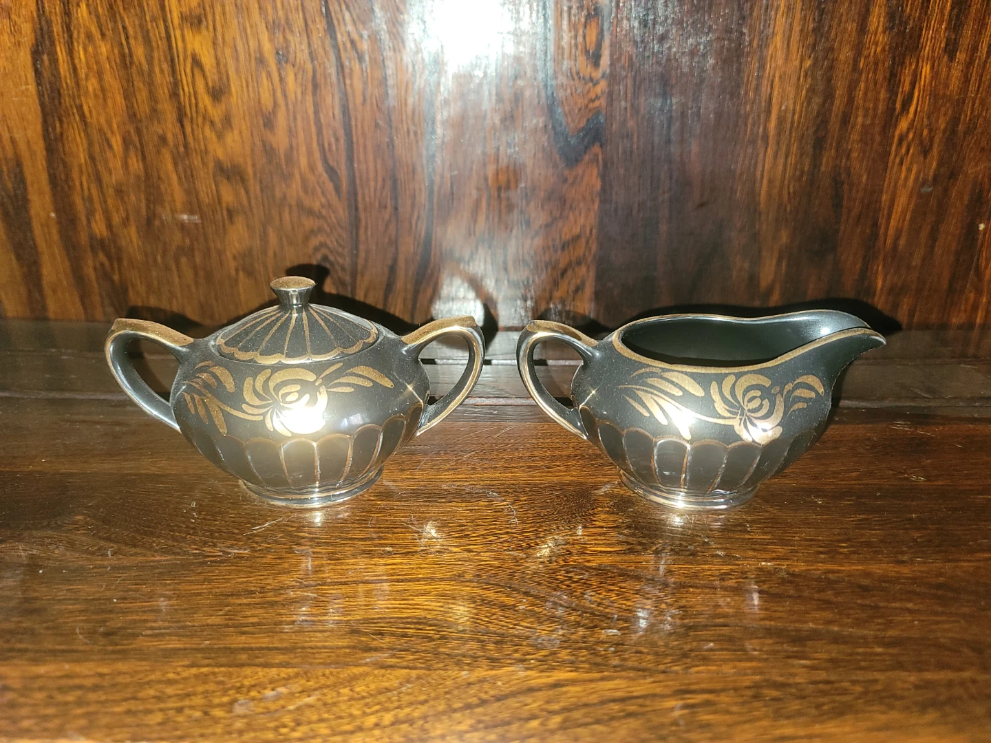 Vintage Sugar Bowl & Creamer Set - photo 2