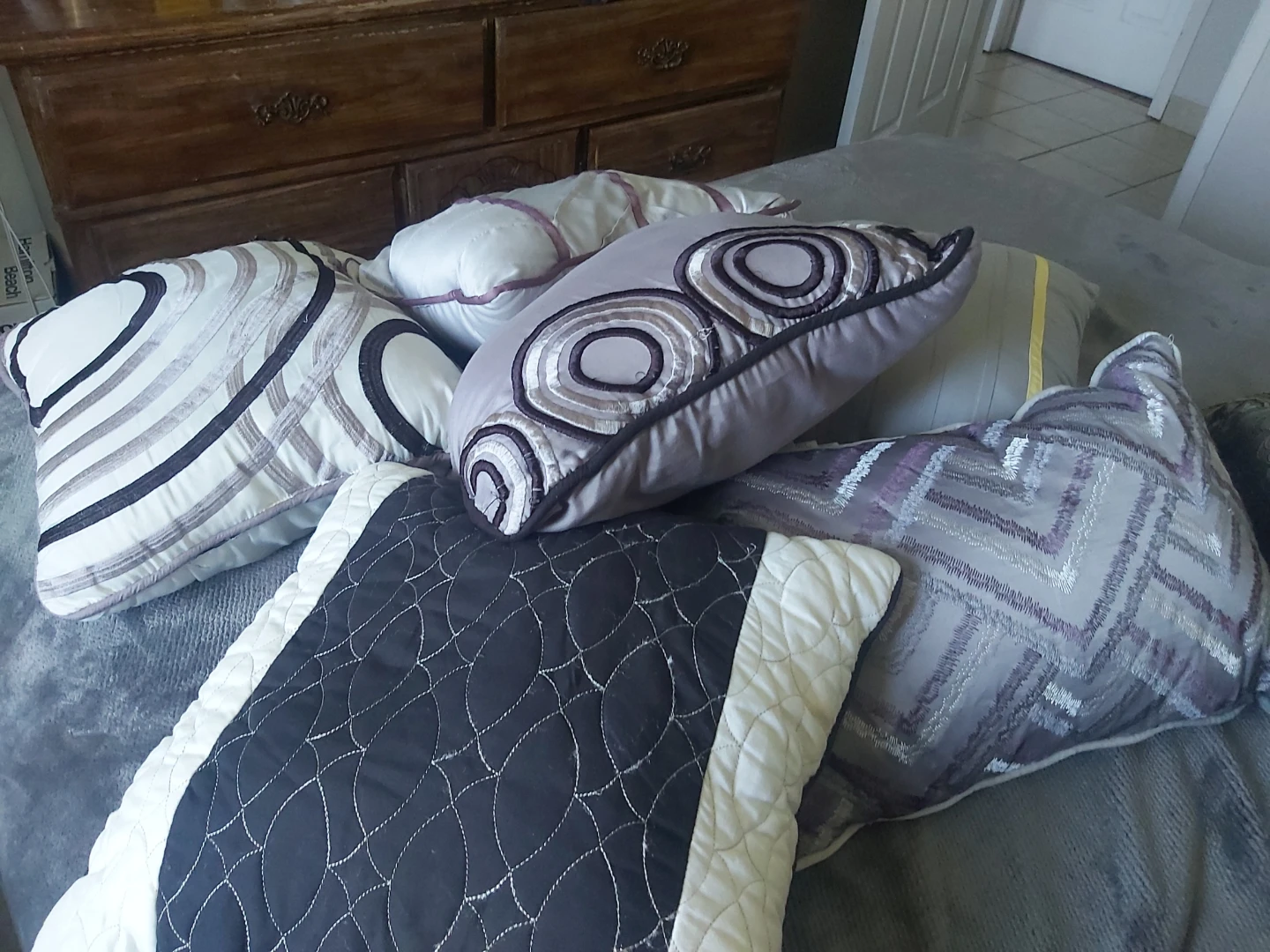 Decorative Throw Pillows - Set of 5