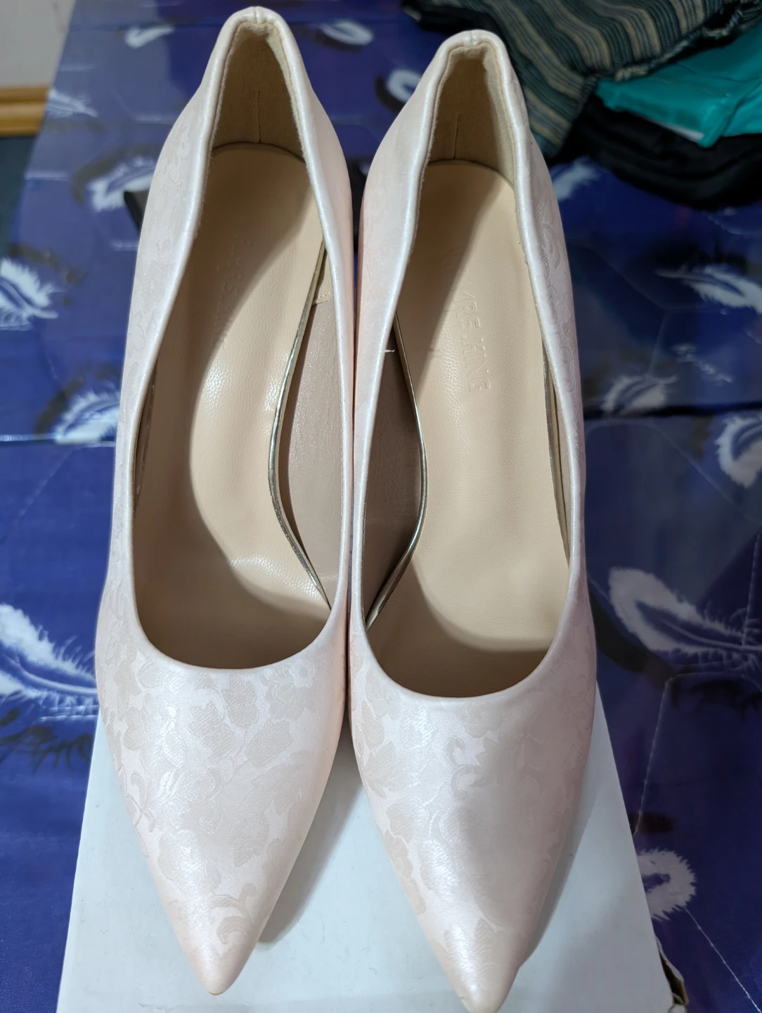 VIPERINE-BIZ Women's Light Pink Heels Size 37