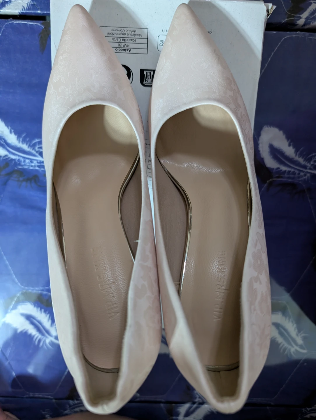 VIPERINE-BIZ Women's Light Pink Heels Size 37 - photo 2