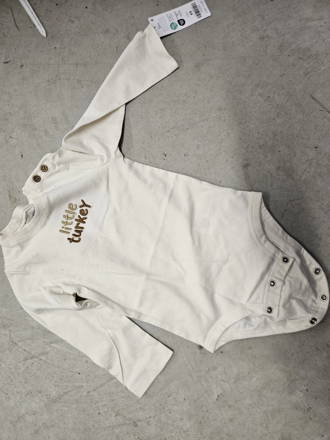 Carter's "Little Turkey" Baby Bodysuit - 12 Months