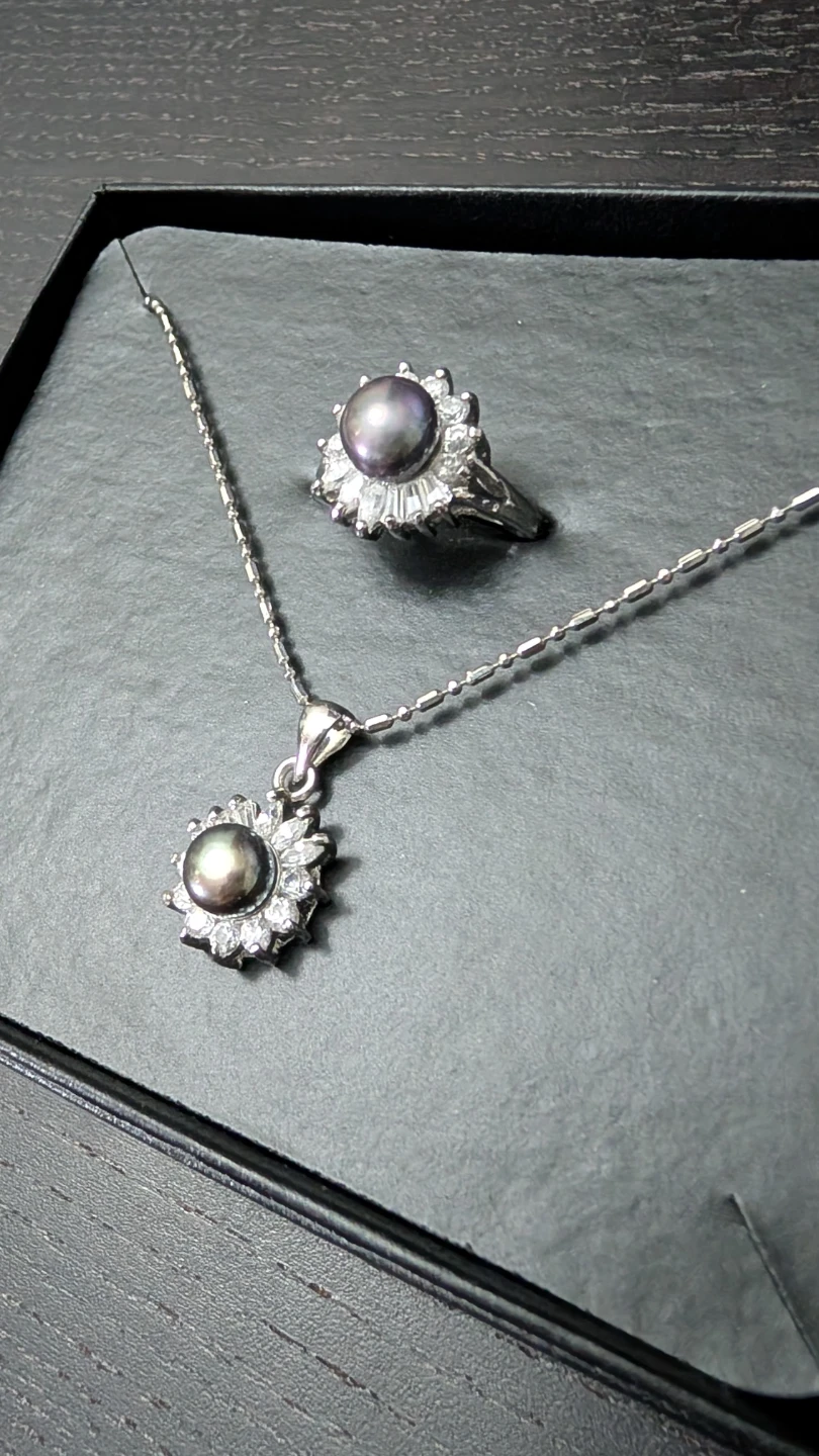 Pearl Necklace and Ring Set - photo 3