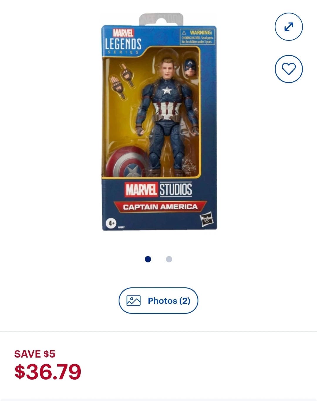 Marvel Legends Captain America Action Figure