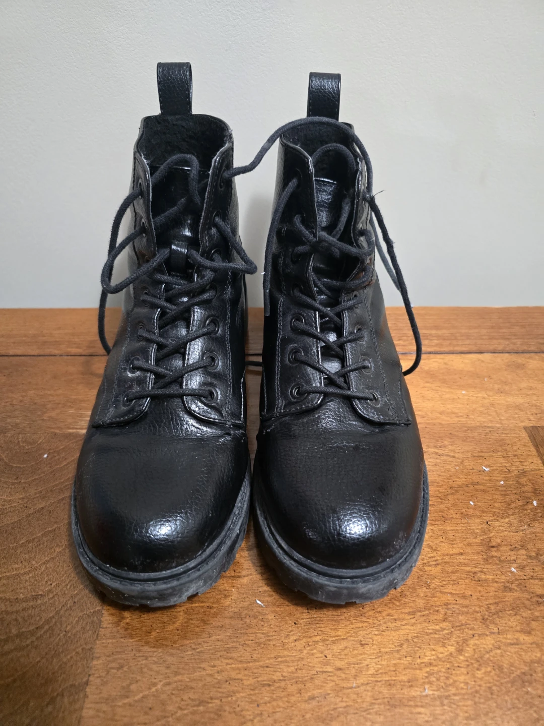 H&M Divided Black Combat Boots