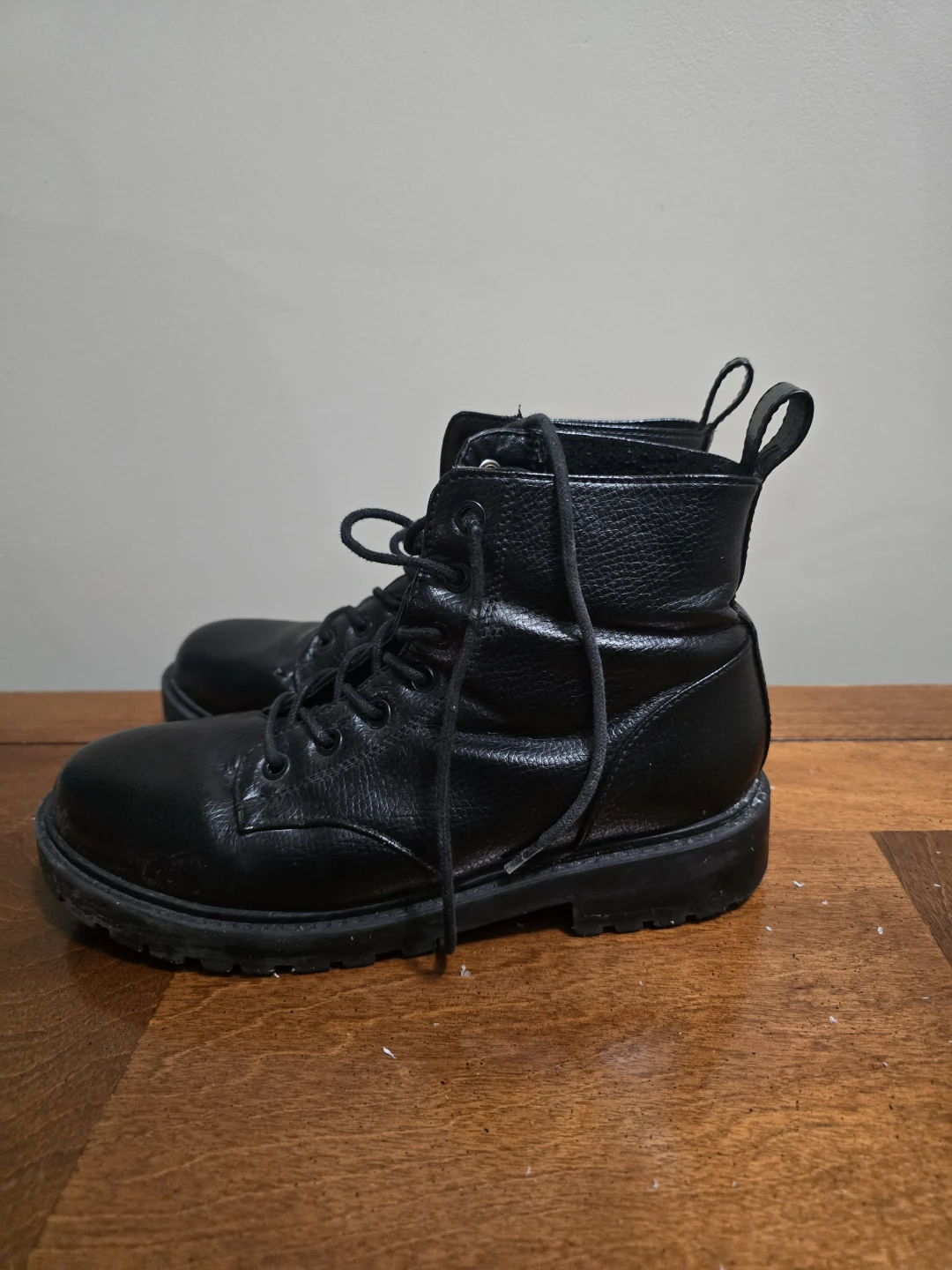 H&M Divided Black Combat Boots - photo 2