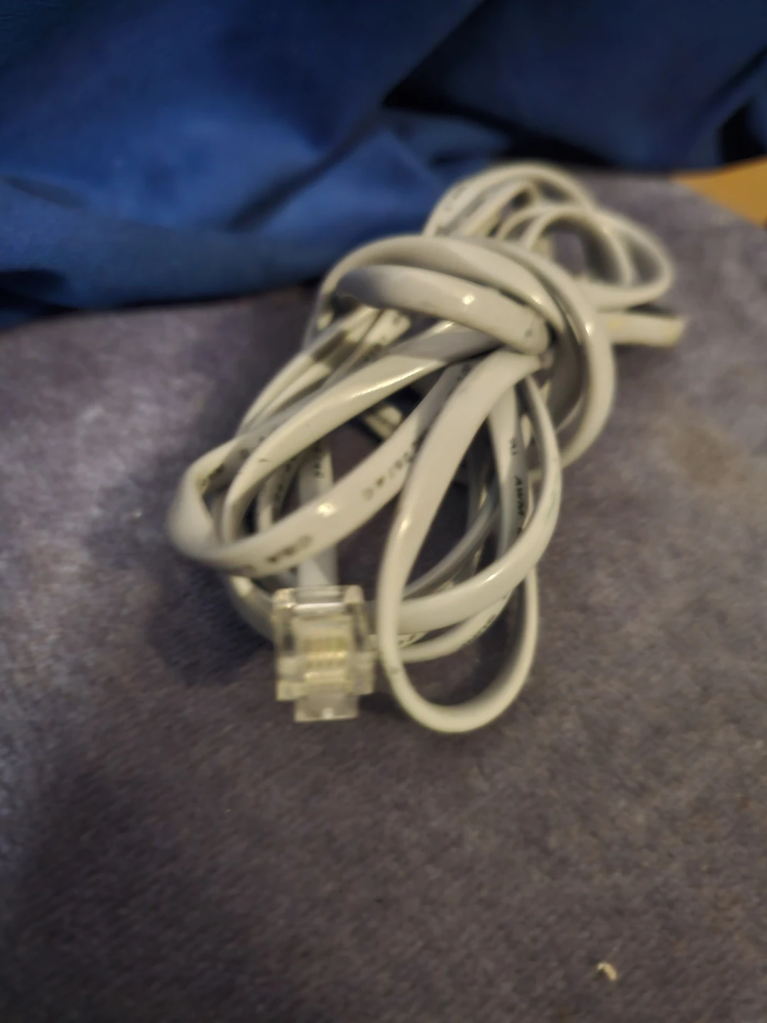 Gray Phone Cord