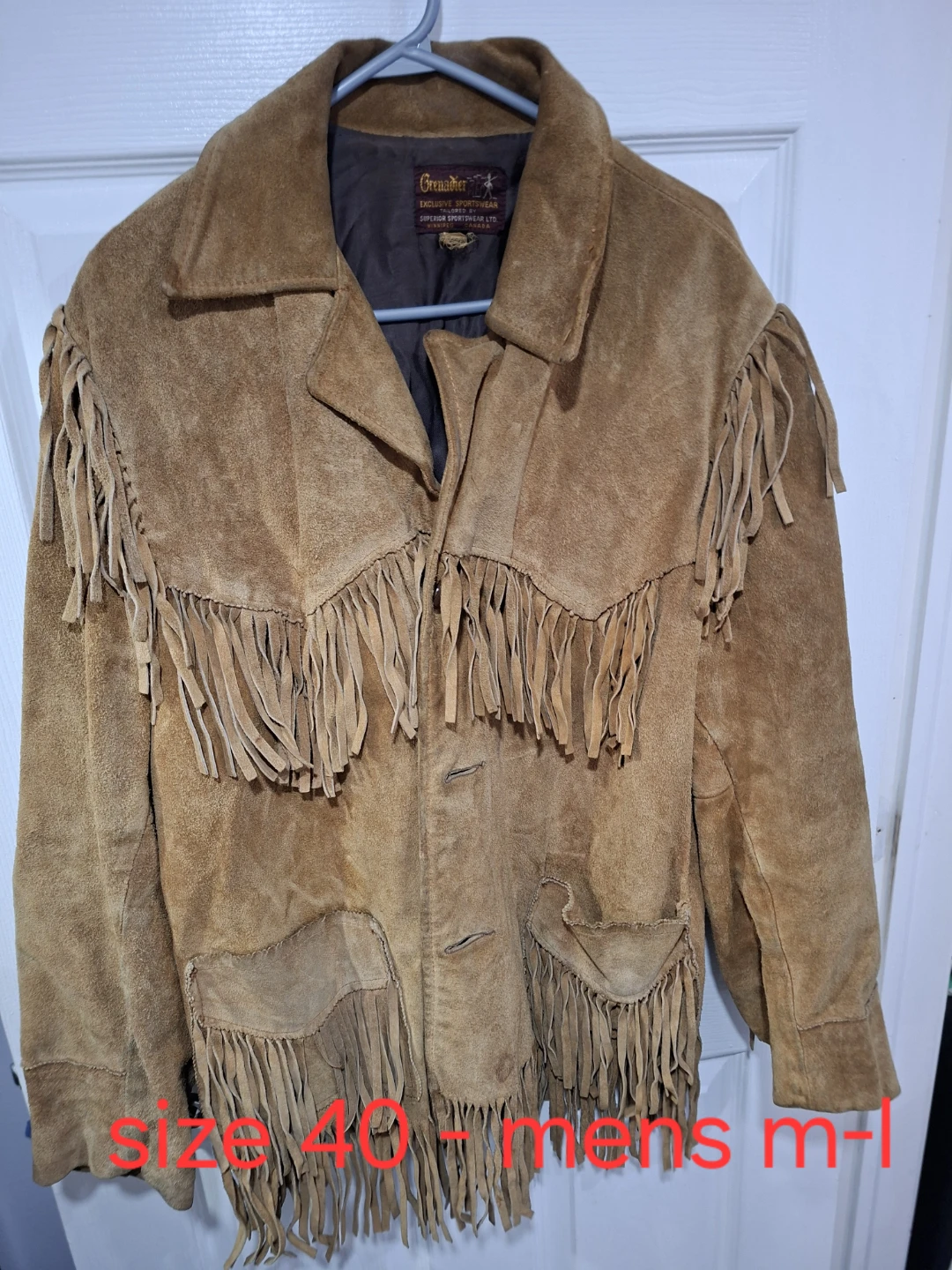 Grenadier Suede Fringe Jacket