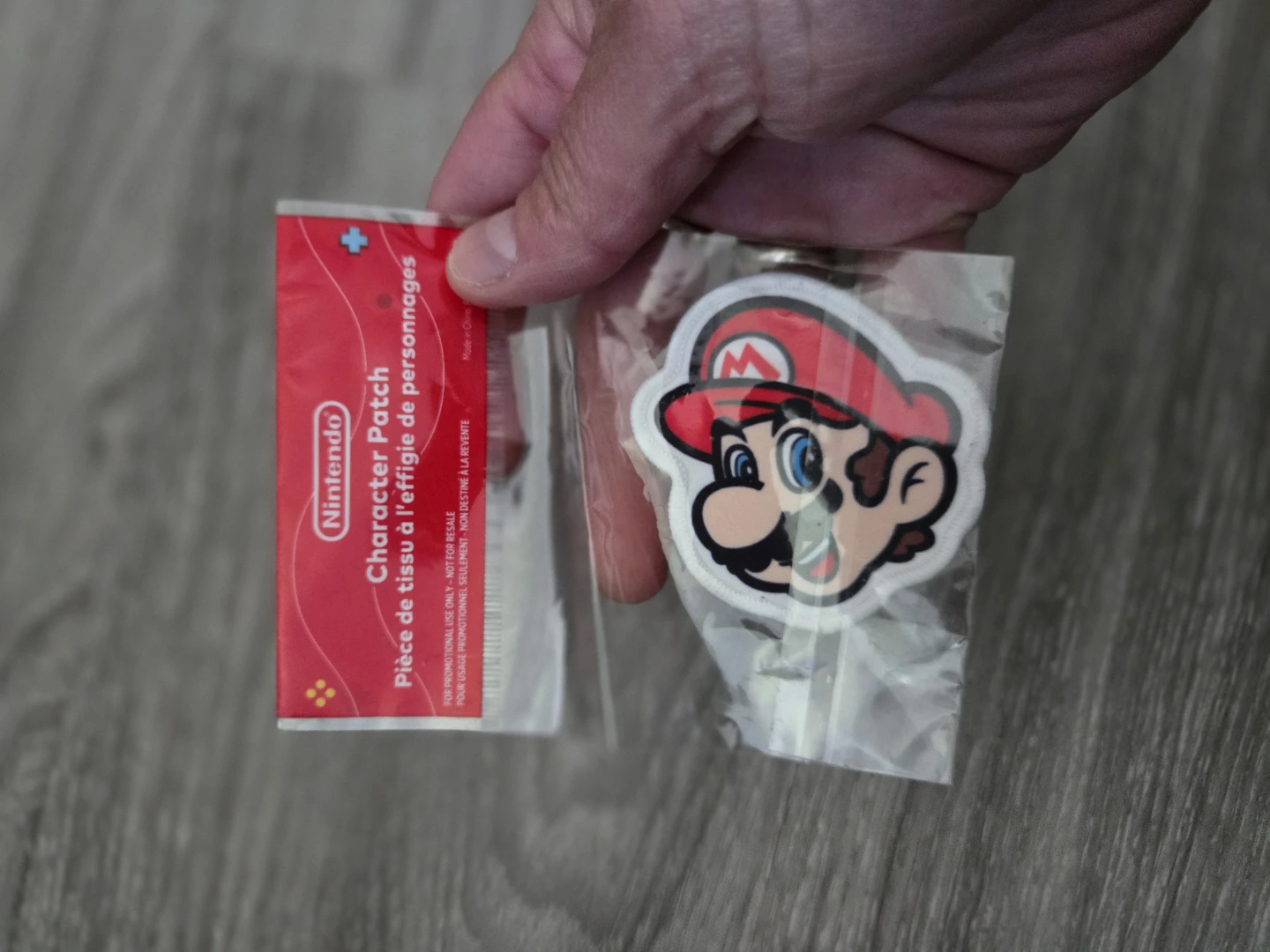 Nintendo Mario Character Patch. Official. Sealed