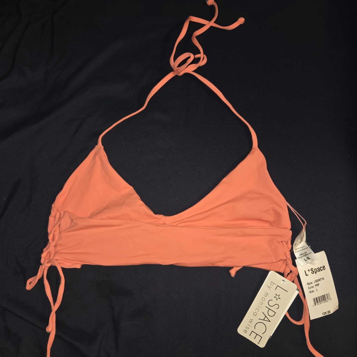 Ruched Bikini Top - Size L - photo 2