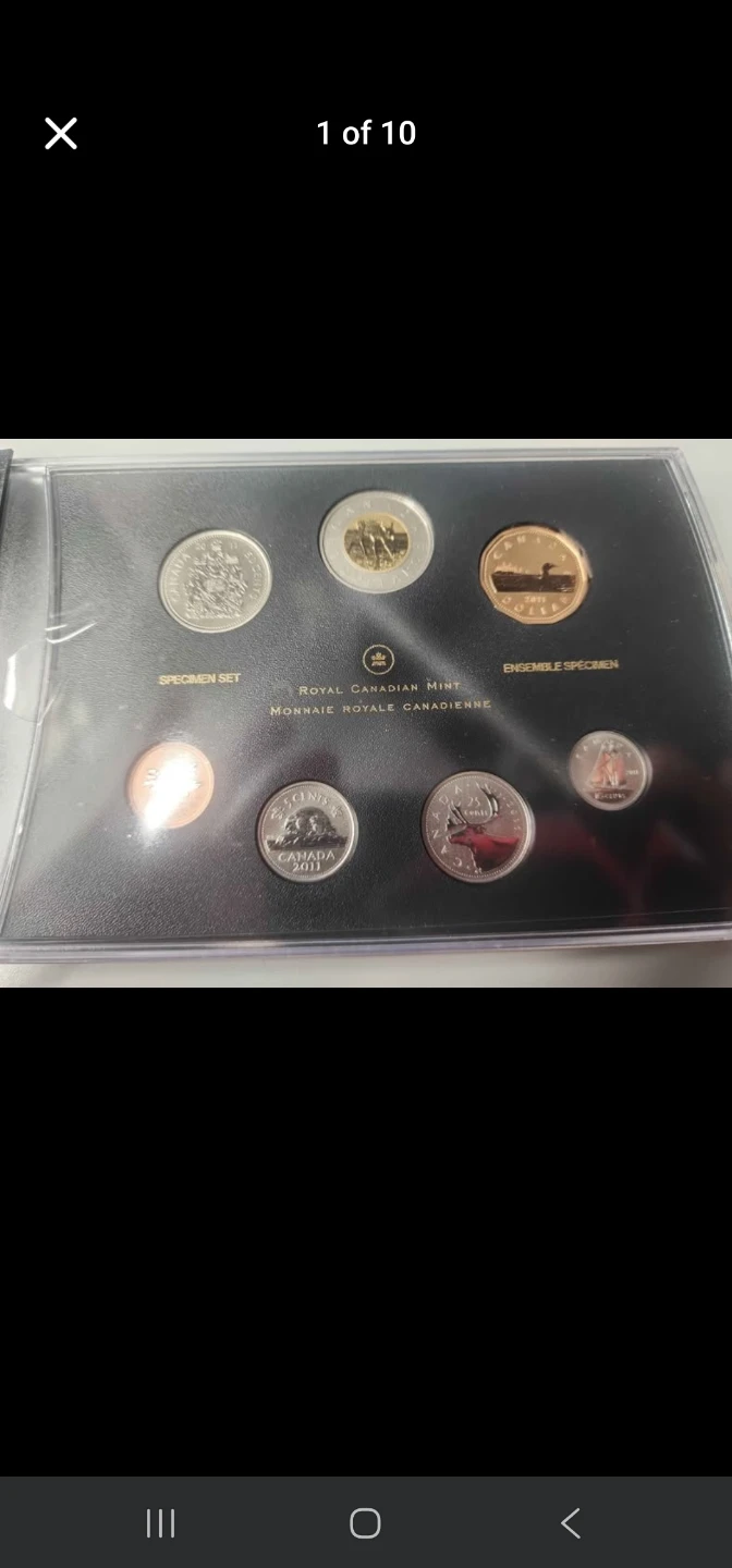 Royal Canadian Mint Specimen Coin Set