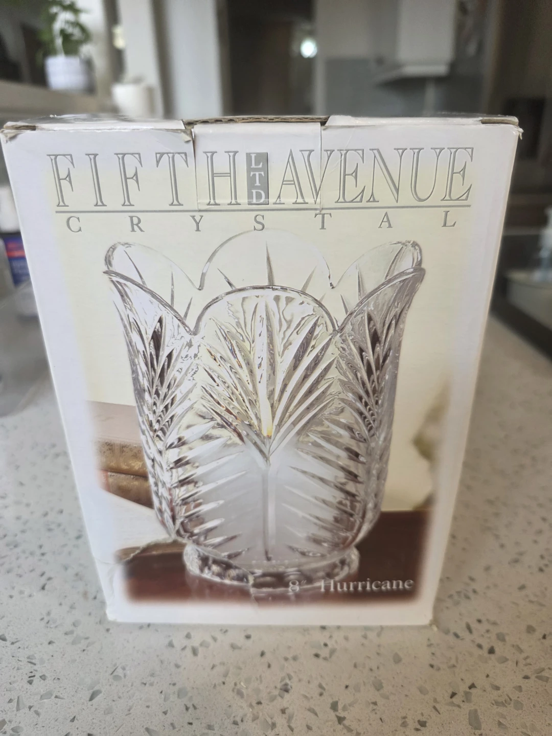 NEW Fifth Avenue Crystal 'Portico' 8" Hurricane Candle Holder - photo 3
