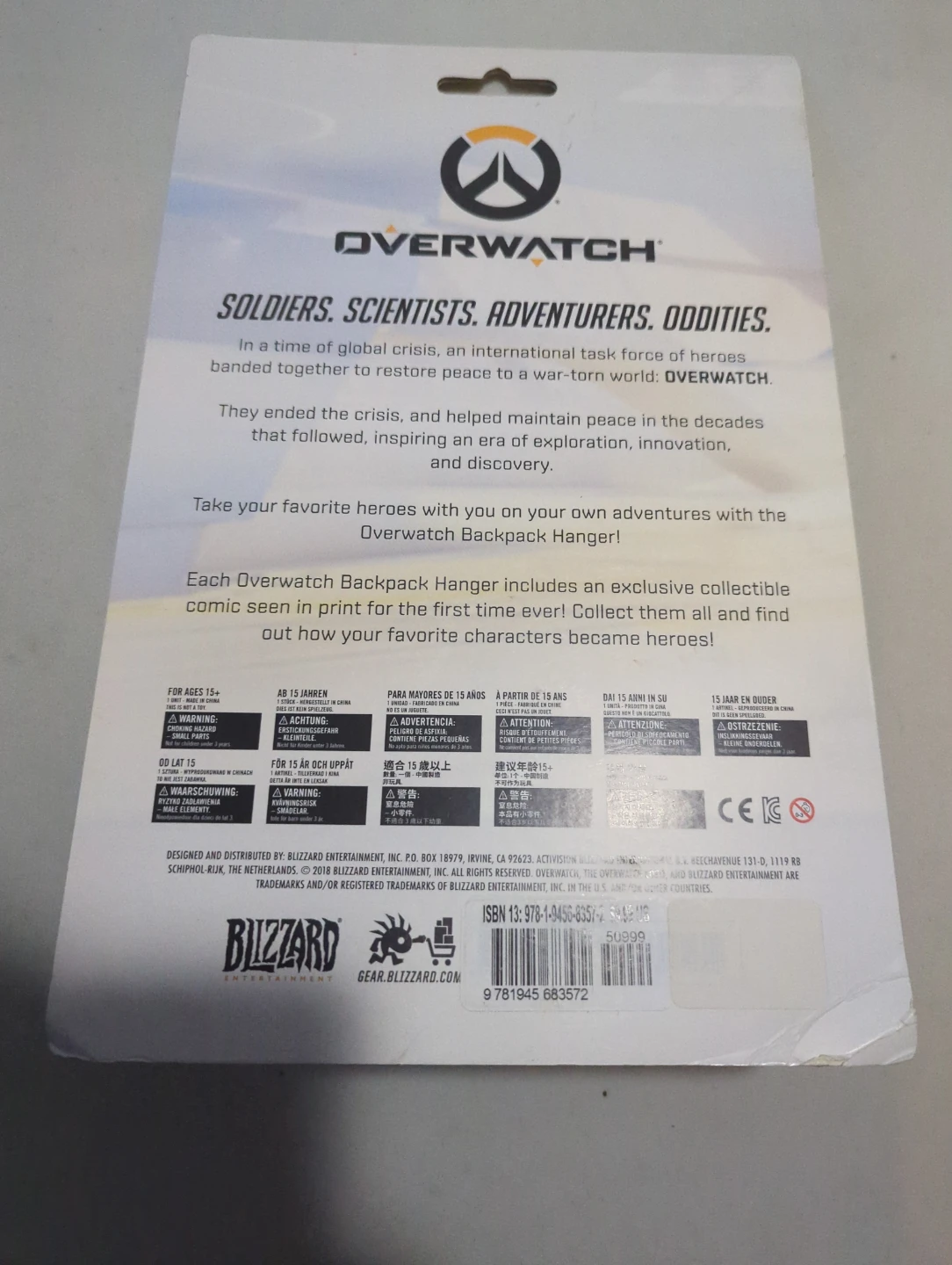 Overwatch Backpack Hanger Figure - Soldier: 76 - photo 2
