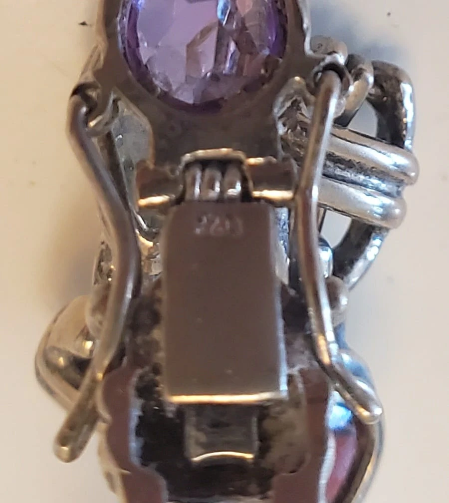 Sterling Silver Gemstone Tennis Bracelet - photo 2
