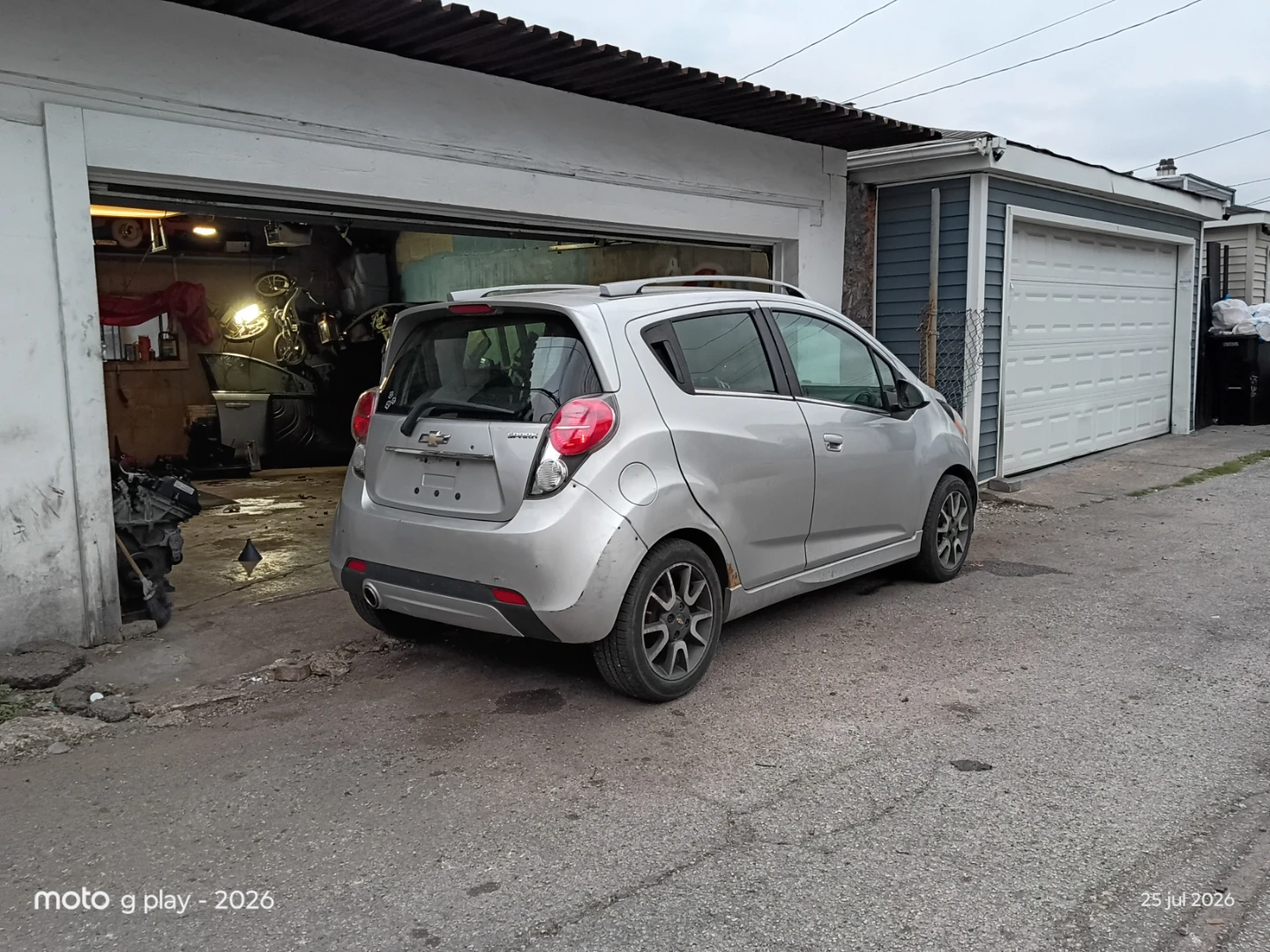 Silver Chevrolet Spark Hatchback - photo 5