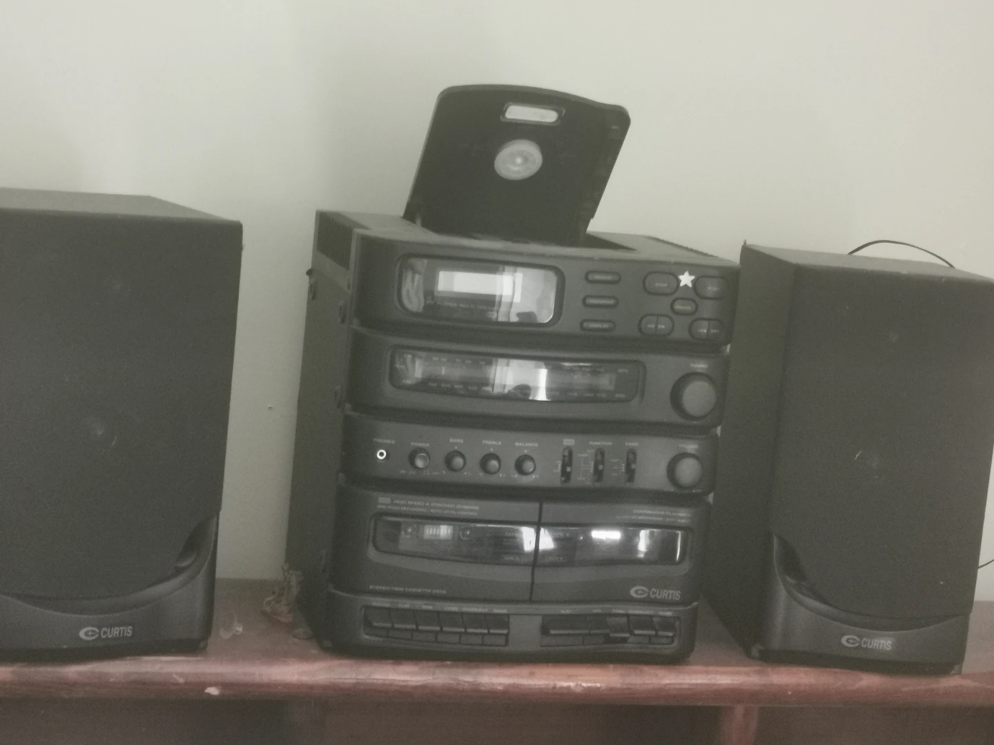 Curtis Stereo System with CD Player and Cassette Deck