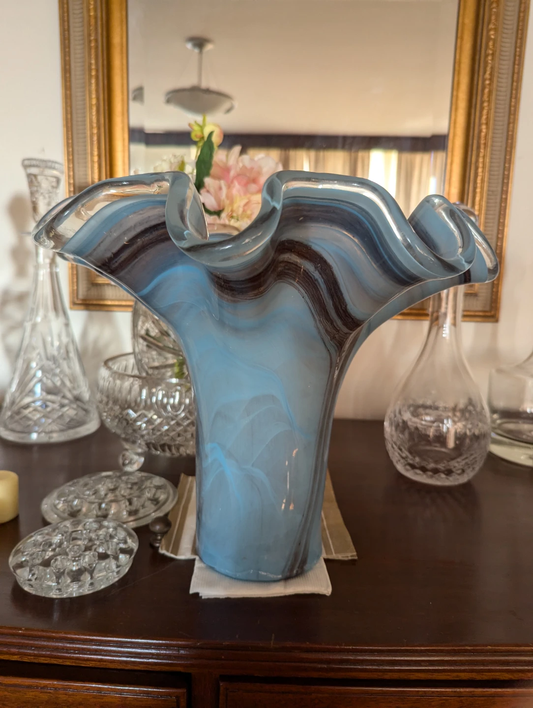 Murano Vase - Blue