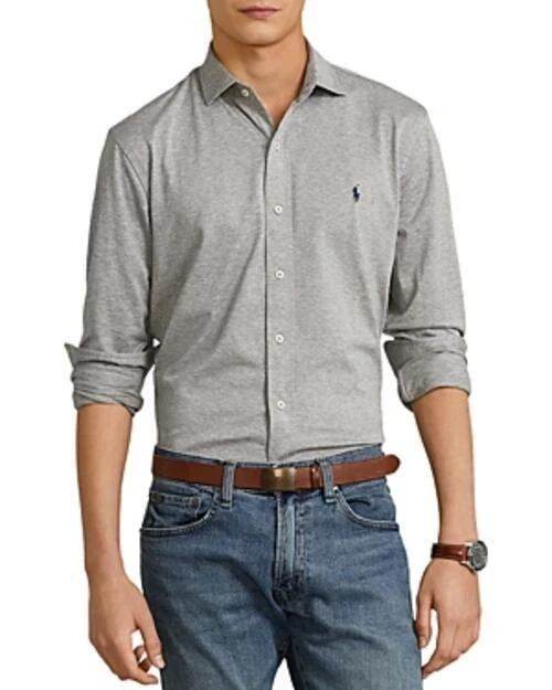 Polo Ralph Lauren Featherweight Mesh Shirt - Navy - photo 3
