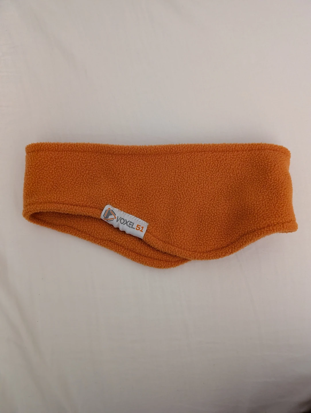 Brand New Fleece Ear Warmer Headband Orange For Makeup Sports - photo 2