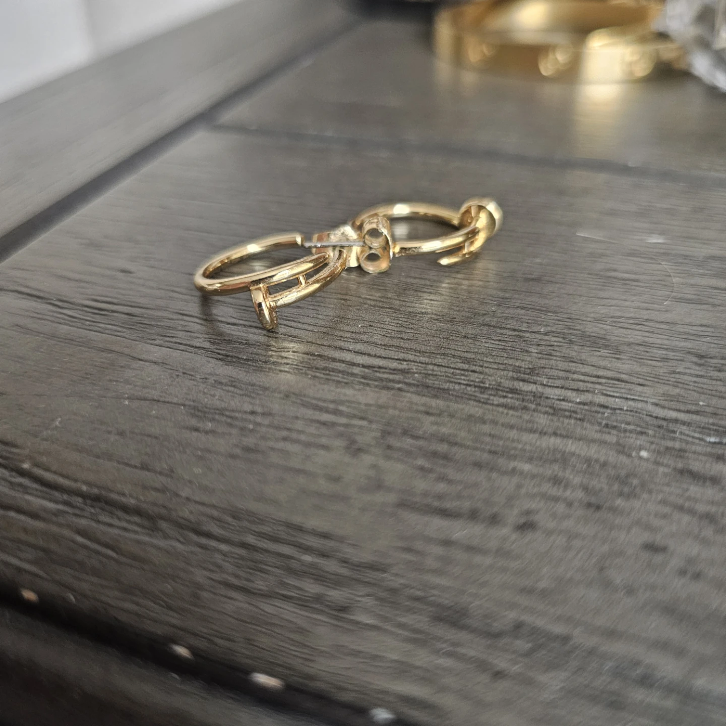 Gold-tone Hoop Earrings - photo 2