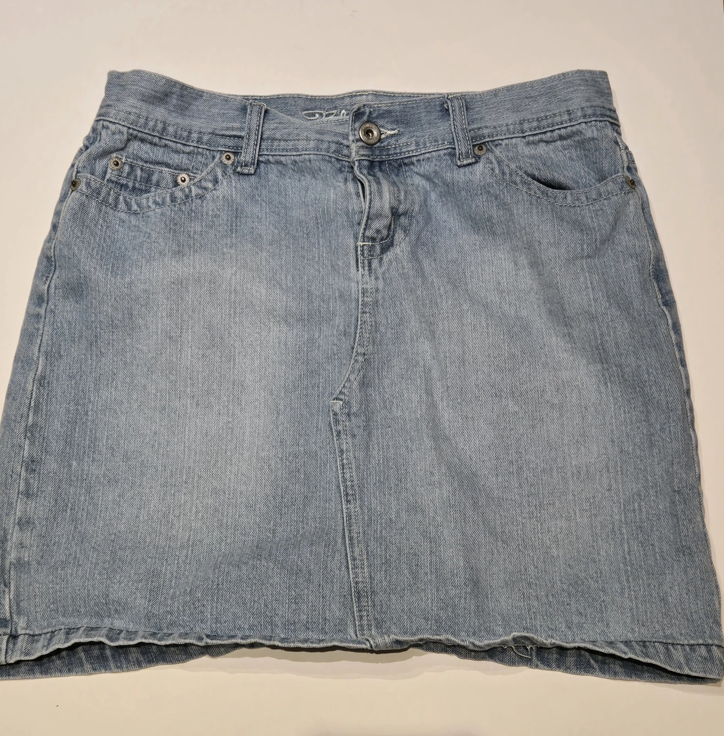Denim Mini Skirt - Small