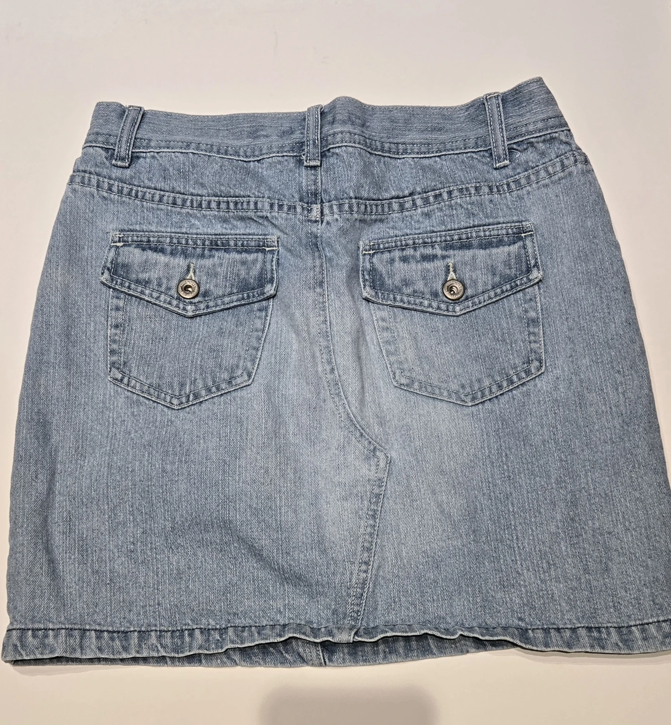 Denim Mini Skirt - Small - photo 2